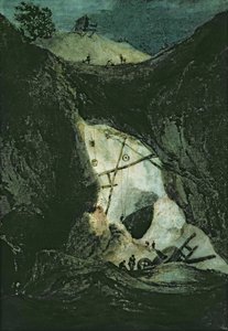 位于Angelsea的Parys矿，c.1805 作者 弗朗索瓦·路易斯·托马斯·弗朗西亚